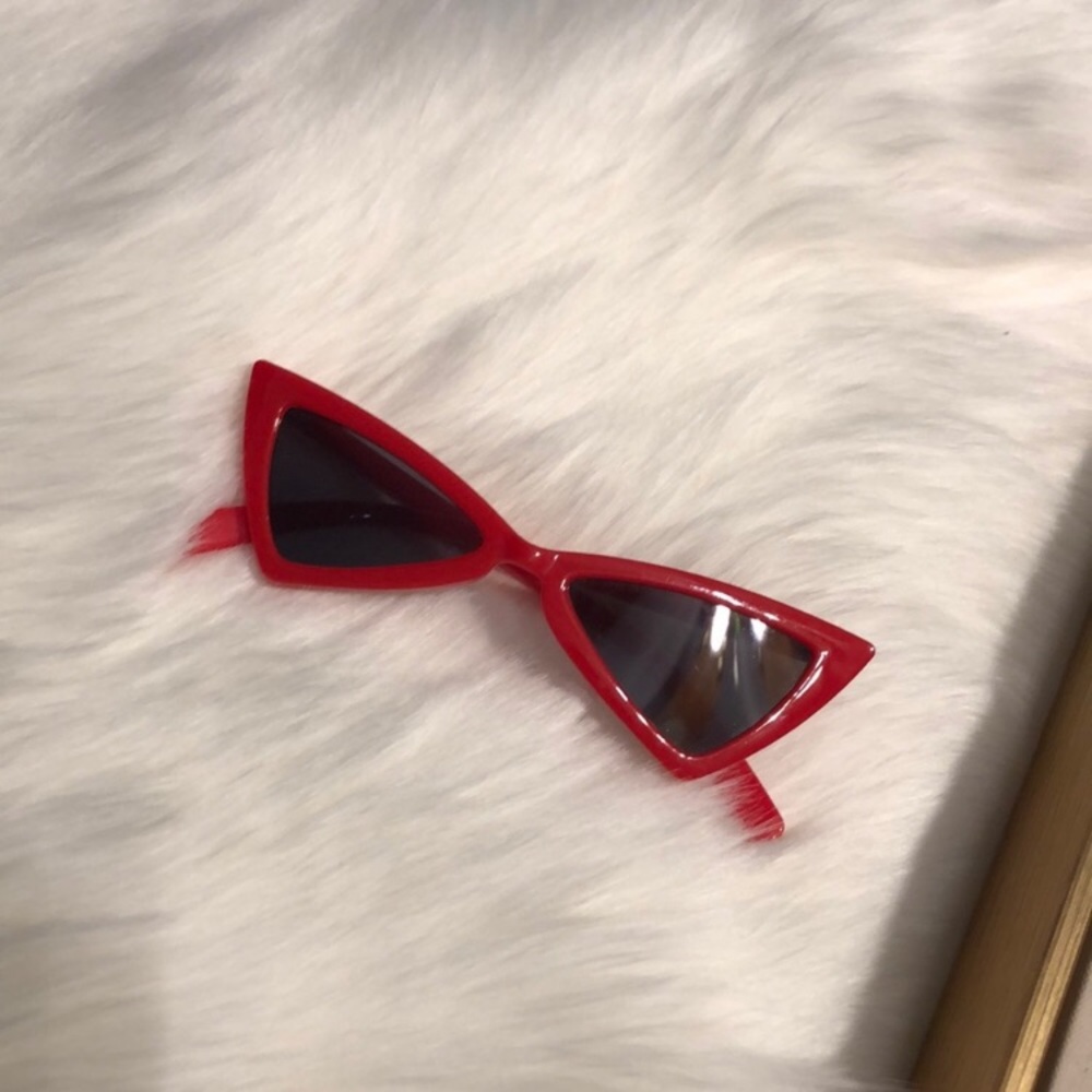 Red sunglasses